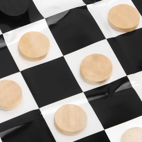Miniatura 8 de Dilwe Juego de tablero de ajedrez de piezas, juego de mesa internacional de madera plegable portátil