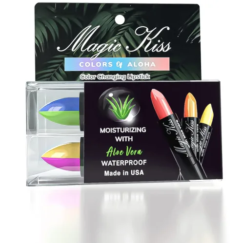 Miniatura 12 de Magic Kiss Juego de pintalabios mate que cambia de color, hidratante nutritivo de larga duración, bálsamo labial mágico que cambia