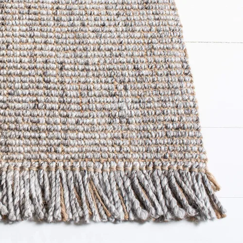 Miniatura 41 de SAFAVIEH Natural Fiber Collection - Alfombra decorativa de 2 x 3 pies, carbón y natural, yute tejido a mano, ideal para zonas de alto tráfico