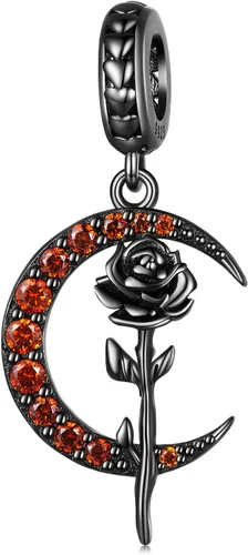 Abalorios de plata de ley para pulseras, collares, familia para siempre, circonita cúbica, regalo de joyería para mujeres