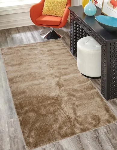 Miniatura 10 de RugStylesOnline Euro Collection - Alfombras de color sólido con parte trasera de goma antideslizante, lavable a máquina, más opciones de color Gris
