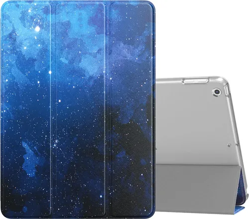 Miniatura 17 de MoKo Funda para iPad 9.7 2018/2017 de 5ª / 6ª Generación - Funda delgada y ligera con soporte para Smartphone con parte trasera translúcida