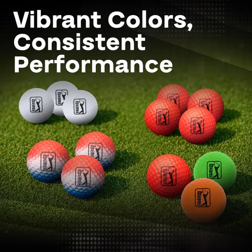 Miniatura 6 de Golfgen Foam Practice Golf Ball Set, Simulates Actual Ball Flight, Indoor and Outdoor Training Balls, Golf Training Balls