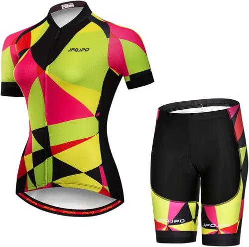 Miniatura 80 de Hotlion Conjuntos de camisetas de ciclismo para mujer, ropa de ciclismo de verano, trajes de bicicleta de carretera, ropa de ciclismo de manga corta