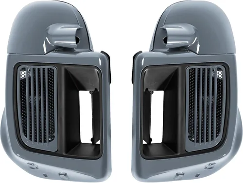 Miniatura 16 de HR3 Carenados inferiores ventilados de color negro vívido a juego compatibles con Harley Ultra Limited, Road Glide, Electra Glide, Tri Glide 2014