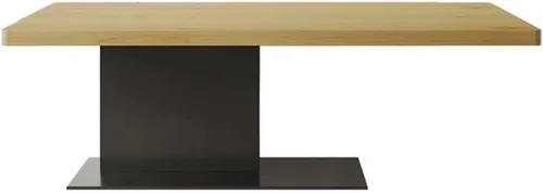 Escritorio de computadora de madera maciza para oficina en casa, mesa de comedor de estilo industrial moderno, patas de metal fuertes, mesa de pino