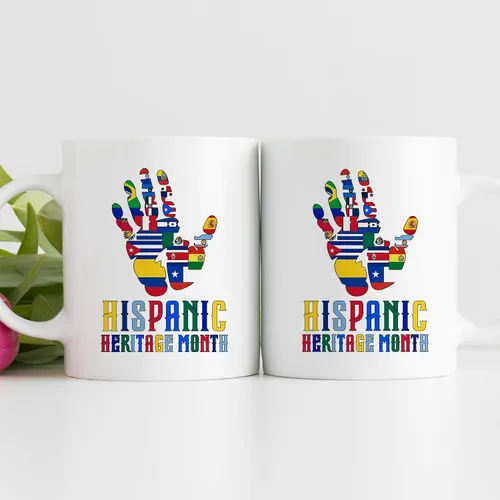 Miniatura 2 de TODOLIA -11Oz- Taza de café del mes de la herencia hispana, taza de café de la herencia hispana 2024, taza de regalo latina española, taza