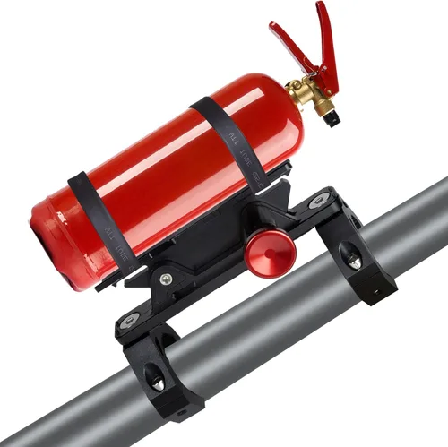 Miniatura 10 de Soporte de aluminio para extintor de incendios de automóvil, barra antivuelco de liberación rápida, soporte universal para Jeep, camión, UTV, ATV