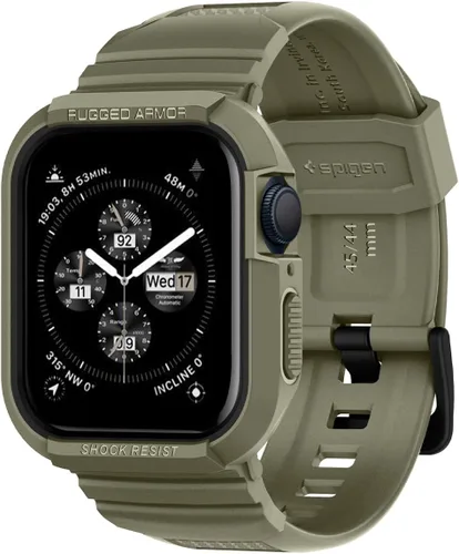 Miniatura 27 de Spigen for Apple Watch Band with Case, Rugged Armor Pro Compatible with Ultra 3/2/1 49mm, Series 11/10 46/42mm, 9/8/7 45/41mm, SE3/SE2/SE/6/5/4