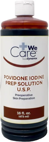 Miniatura 9 de Dynarex Solución de preparación de povidona-yodo, solución antiséptica para la piel y la mucosa, ideal para la preparación del sitio quirúrgico