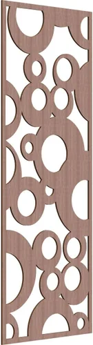Miniatura 65 de Farwell Paneles de pared decorativos de madera con calado, 13 3/8 pulgadas de ancho x 34 3/8 pulgadas de alto x 1/4 de alto, roble rojo rojo