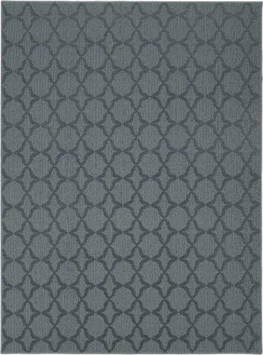Miniatura 131 de Garland Rug Sparta - Alfombra antideslizante de polipropileno de 2 pies x 12 pies, color negro, ideal para salas de estar y pasillos, elegante