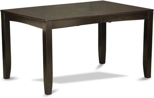Miniatura 4 de EAST WEST FURNITURE Mesa rectangular de 4860 pulgadas y seis sillas Parson con patas de acabado capuchino y tela de lino, color marrón