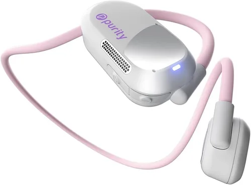 Miniatura 17 de Auriculares Purity Air de oído abierto - Auriculares inalámbricos Bluetooth de conducción de aire con micrófono dual para iPhone/Android - Comodidad