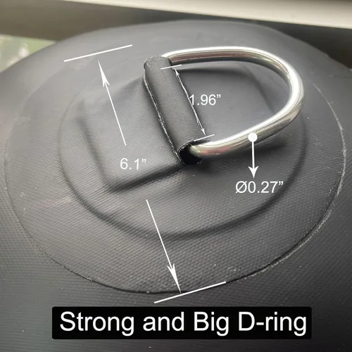 Miniatura 3 de Protección de barco inflable de PVC resistente para muelle de barcos estacionarios, yates, veleros, gris claro Fast inflation, Airtight valve