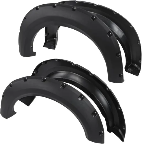 Miniatura 12 de G-PLUS Kit de guardabarros compatible con Ford F250 F350 Super Duty 1999-2007 (no compatible con modelos duales), cubierta protectora de rueda