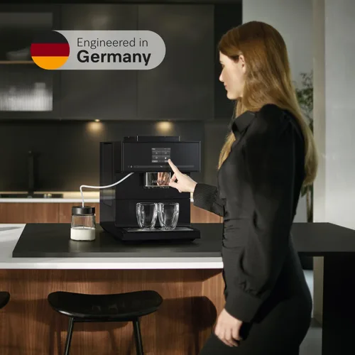 Miniatura 2 de Miele CM 7750 Cafetera automática CoffeeSelect - OneTouch para dos, AromaticSystem, 10 perfiles individuales, DoubleShot, CupSensor, compatible