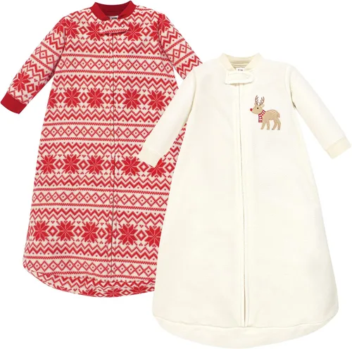 Miniatura 13 de Hudson Baby - Saco de dormir unisex de manga larga para bebé de forro polar Árbol de Navidad