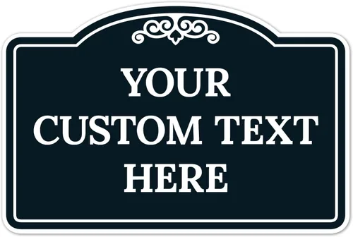 Miniatura 41 de Letrero decorativo personalizado, letrero de metal personalizado para negocios, entrada, hogar, Airbnb, placa de puerta de oficina, fondo negro, 8 x
