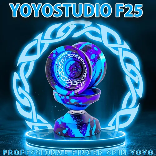 Miniatura 7 de YOYOSTUDIO Yoyo giratorio de dedo F25 para niños de 8 a 12 años y adultos, Yoyo profesional de doble propósito para todos los jugadores, yoyos