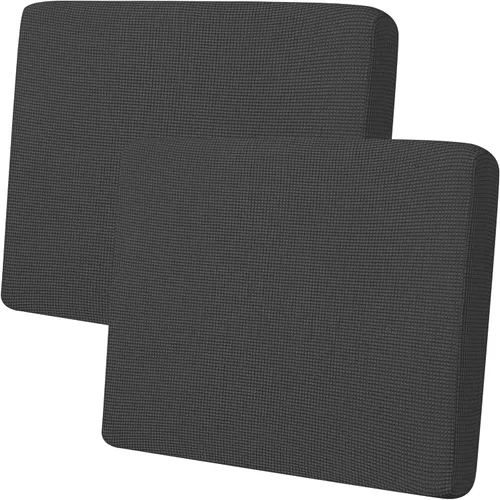 Miniatura 23 de Easy-Going - 4 Fundas de cojín elásticas para sofá seccional, izquierda/derecha, en forma de L, funda de asiento antideslizante, suave, flexible
