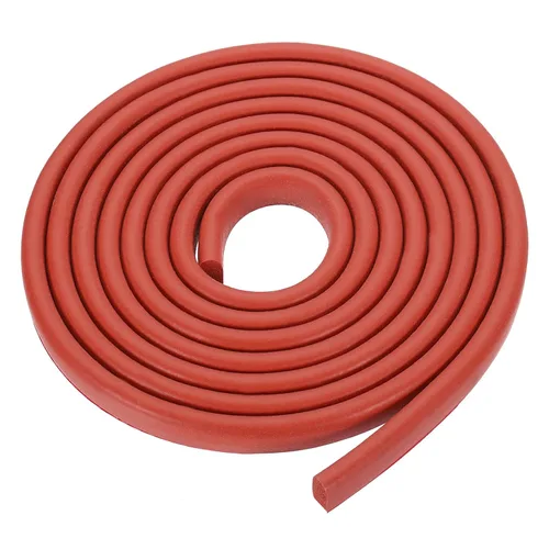 Miniatura 7 de uxcell Varilla de espuma de 3.28 pies, relleno de juntas sólidas en forma de D de 1.18 x 0.59 pulgadas, tira de sellado de espuma para protector