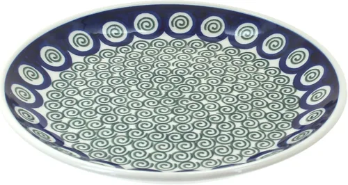 Miniatura 32 de Blue Rose - Plato de postre Blue Alyce - 7.75 pulgadas de diámetro - Hermoso plato para pasteles, aperitivos o aperitivos