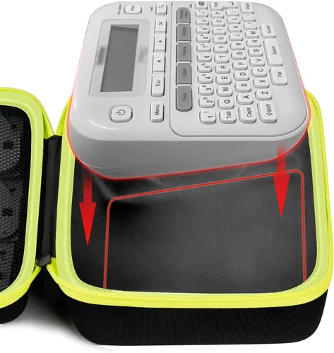 Miniatura 3 de Estuche compatible con Brother P-Touch PTD220 D210 Etiquetadora diaria para hogar/oficina, organizador de almacenamiento y transporte para cintas