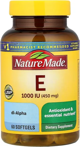 Miniatura 3 de Nature Made cápsulas de vitamina E dl-Alpha 1000 UI, cápsulas blandas 60 unidades (Paquete de 2)