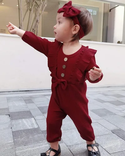 Miniatura 2 de Mioglrie Ropa de bebé recién nacida, mameluco de algodón para recién nacido, traje para niñas