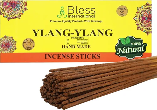 Miniatura 69 de Bless International varillas de incienso 100 % natural hechas a mano, sumergidas a mano, el mejor aroma Incienso y mirra