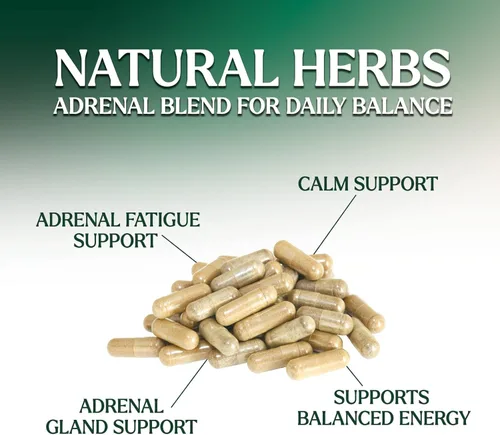 Miniatura 5 de Nature's Nutrition Suplementos de apoyo suprarrenal Cortex Complex, el mejor suplemento energético, apoya la salud y los niveles de energía