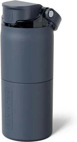 Miniatura 43 de BrüMate Rise - Botella de agua de 18 onzas con popote de silicona cubierto Botella de agua para niños aislada 100% a prueba de fugas Base apta