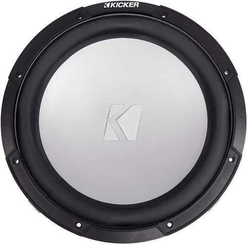 Miniatura 2 de KICKER 45KMF122 - Subwoofer marino para barco de 12 pulgadas y 350 vatios con rejilla LED de carbón KMF12
