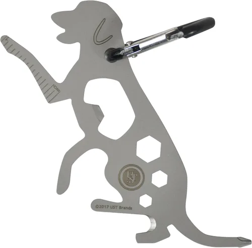 Miniatura 30 de UST Tool-a-Long - Mosquetones multiherramienta con construcción duradera y compacta de acero inoxidable para senderismo, kayak, campamento, viajes