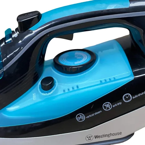 Miniatura 6 de Westinghouse - Plancha de 220 V de 2500 vatios con vapor y apagado automático de 220 – 240 voltios 50/60 Hz con adaptador de enchufe Dynastar