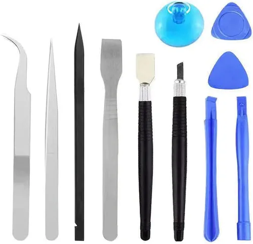 Miniatura 3 de Juego de destornilladores de 20 piezas, herramienta de reparación de teléfonos móviles, kit magnético pequeño con cabeza plana Phillips Pentalobe
