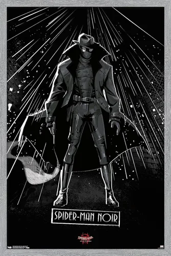 Miniatura 13 de Trends International Marvel Spider-Man - Póster de pared con texto en inglés "Into The Spider-Verse", de Spider-Man Noir, 14.725 x 22.375 pulgadas