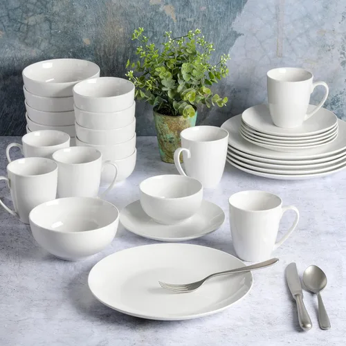 Miniatura 3 de Juego de vajilla Gibson Home Blanco (Coupe - 30pcs)