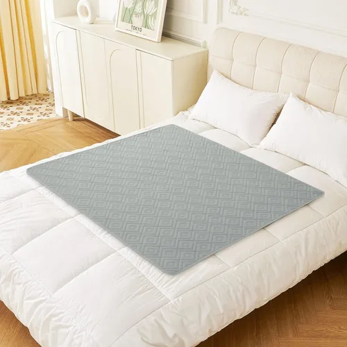 Miniatura 65 de hyha Manta impermeable para perro, manta suave para cama de perro, manta para mascotas, funda de sofá impermeable lavable para perros, fundas Gris