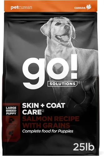 Miniatura 20 de Go! Solutions Skin + Coat Care - Alimento seco para perros de raza grande con granos, sin pollo, croquetas saludables, glucosamina y condroitina
