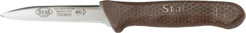 Miniatura 6 de Cuchillo de pelar de grado comercial Winco de 8,2 cm, rojo (paquete de 2)