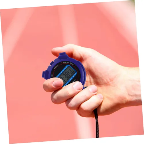 Miniatura 9 de Cronómetro deportivo digital con pantalla grande, funcionamiento silencioso para natación, correr, fitness, fácil de usar para entrenadores