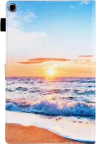 Miniatura 5 de Funda para tablet Fire HD 8 de 8ª/7ª/6ª generación de 8.0 pulgadas con soporte para lápices [encendido y apagado automático] ranuras para tarjetas