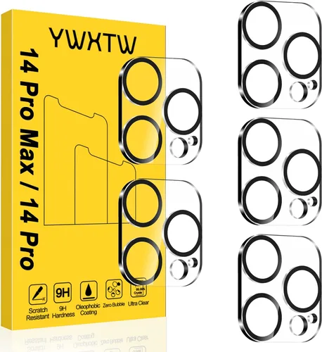Miniatura 25 de YWXTW Protector de lente de cámara para iPhone 17 Pro, cobertura completa, protector de pantalla de lente de vidrio templado para iPhone 17 Pro