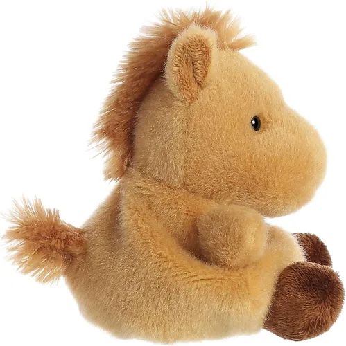 Miniatura 6 de Aurora® Adorable Palm Pals™ Gallop Pony™ Animal de peluche, diversión de bolsillo, juego sobre la marcha, marrón, 5 pulgadas