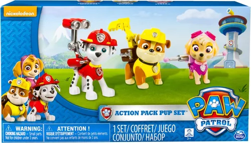 Miniatura 2 de Paw Patrol, paquete de cachorros de acción, paquete de 3