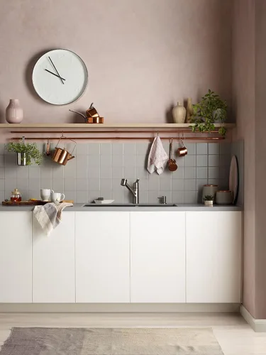 Miniatura 11 de Moen Sombra Spot Resist 87701SRS - Grifo de cocina con rociador extraíble de una sola manija de acero inoxidable con dispensador de jabón y limpieza