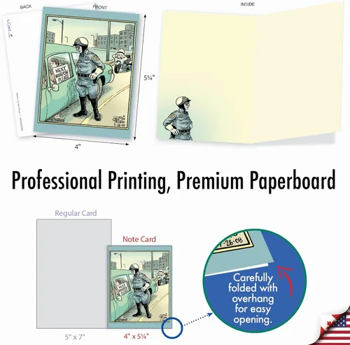 Miniatura 6 de The Best Card Company - 10 Divertidas Tarjetas de Notas de Humor en Blanco Surtidas para Todas las Ocasiones Juego en Caja de 4 x 5.12 Pulgadas