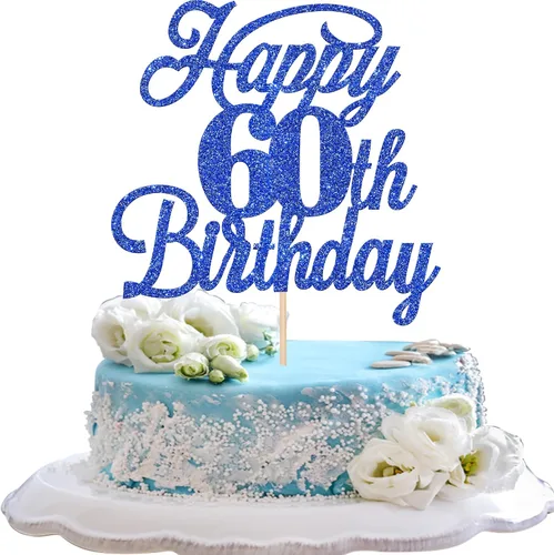 Miniatura 72 de Rsstarxi 1 paquete de decoración para tarta de cumpleaños 8 con purpurina negra de 8 años y fabulosos saludos a 8 años de edad, para celebrar el 8º